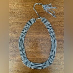 Silver Chainmail Necklace